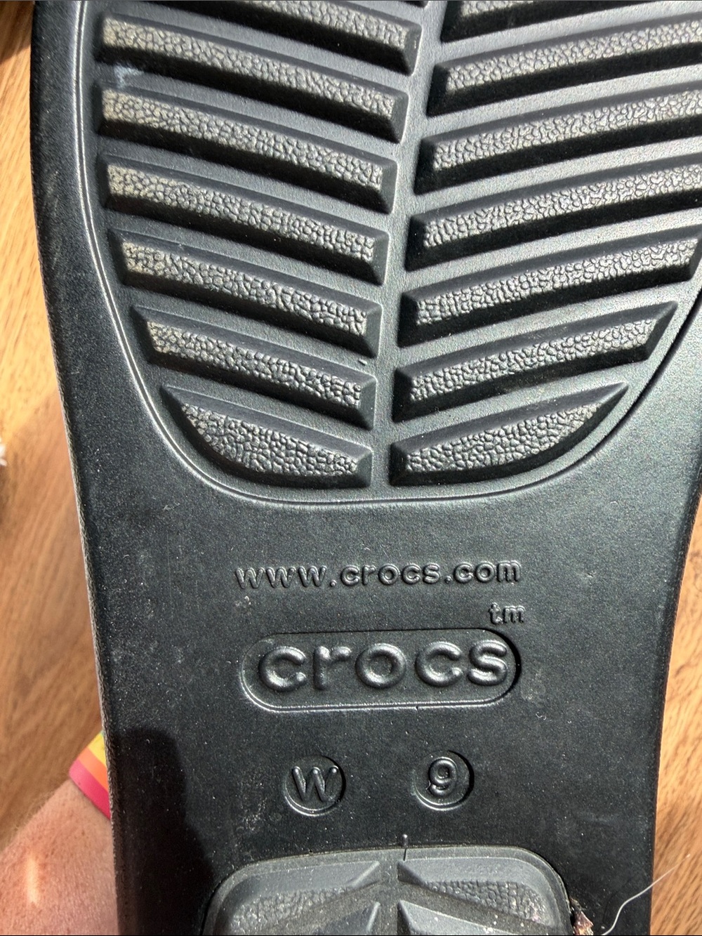 NWOT CROCS Black LifRide Platform Slide - Picture 3 of 5